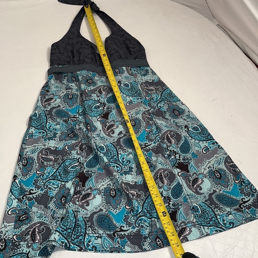 Athleta Pack Everywhere Dress gray teal white 8p - Picture 12 of 13